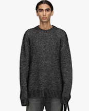 HOPE East Sweater Black Melange