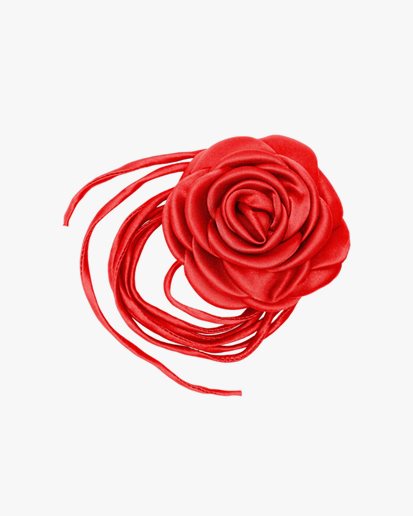 Pico Satin Rose String Bright Red