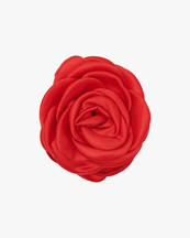 Pico Small Satin Rose Claw Bright Red
