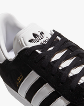 Adidas Originals Gazelle Shoes Core Black/White/Clear Granite