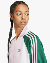 Adidas Originals Adicolor Loose Sst Track Jacket Clear Pink/Giate Green