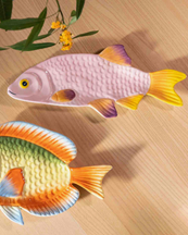 &Klevering Plate Fish Snapper Multicolor