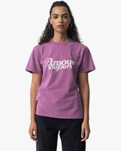 Carne Bollente Amour Toujours T-Shirt Washed Purple