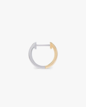 ENNUI Atelier Gemini Hoop Yellow Gold/White Gold