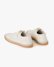 Lemaire Linoleum Basic Laced Up Trainers M Clay White