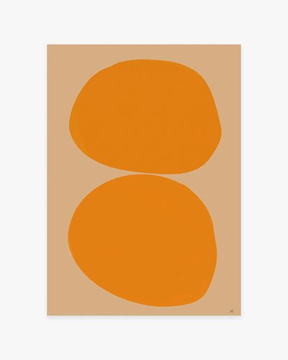 Wall Of Art Annika Hultgren Like Orange