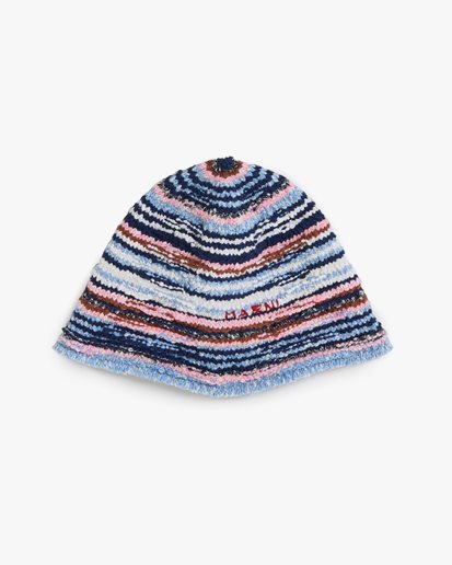 Marni Crocheted Bucket Hat Opal
