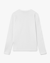 Wood Wood Mel Long Sleeve Sweater Bright White