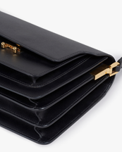 Marni Trunk Bag Medium Black Saffiano Leather