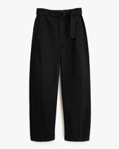 Lemaire Twisted Belted Pants Black