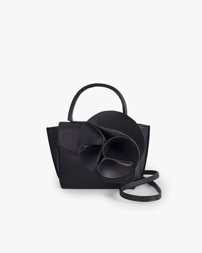 ATP Atelier Montalcino Rose Mini Handbag Black