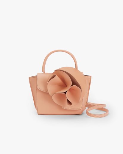 ATP Atelier Montalcino Rose Mini Handbag Magnolia