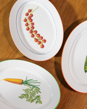 &Klevering Plate Tomato Multicolor