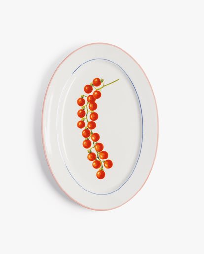 &Klevering Plate Tomato Multicolor