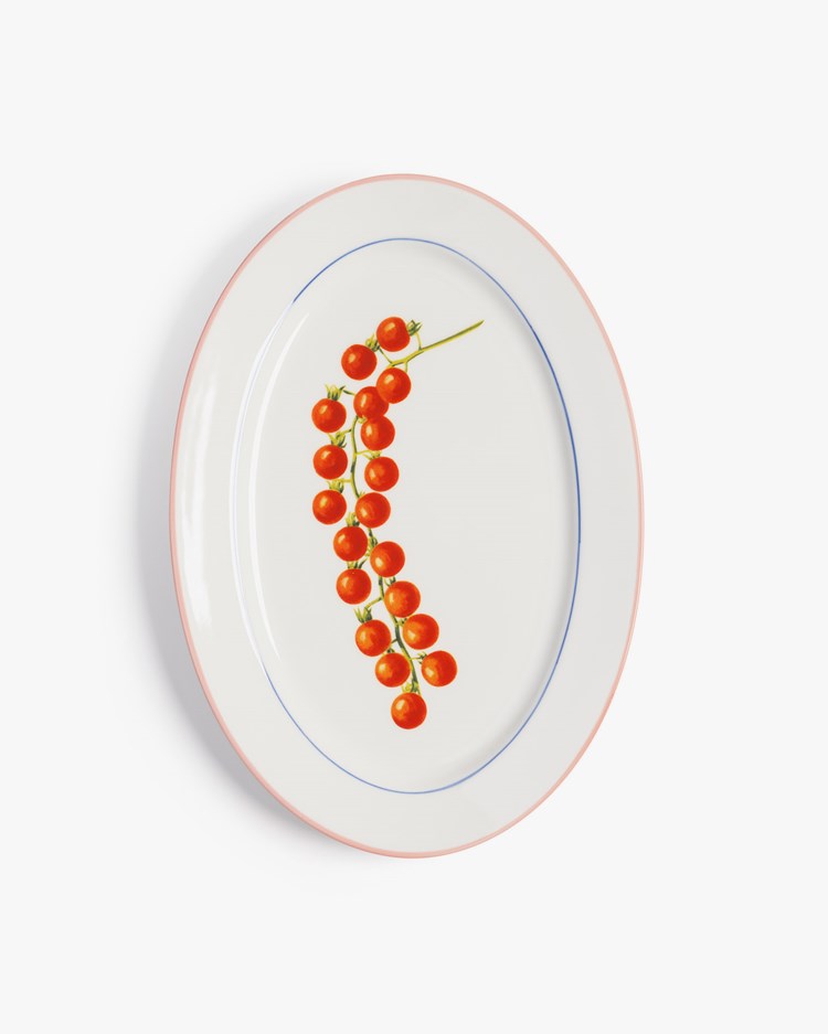 &Klevering Plate Tomato Multicolor