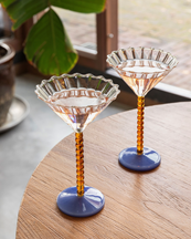 &Klevering Coupe Perle Set Of 2 Amber