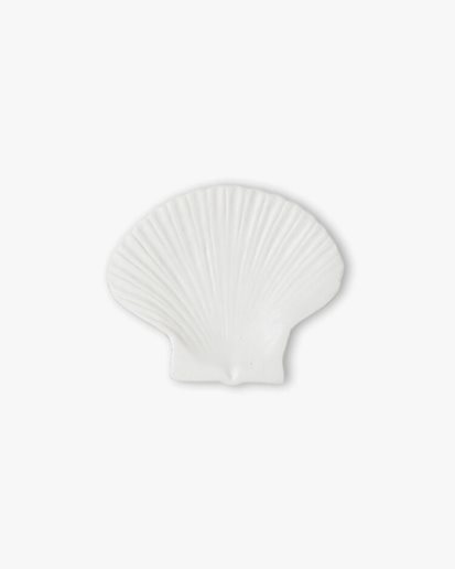 Shell Plate S White