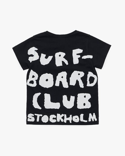 Stockholm Surfboard Club Mini Cap Tee Black