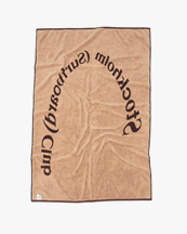 Stockholm Surfboard Club Regular Logo Towel Brown