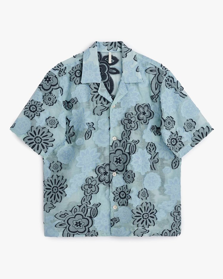Sunflower Cayo Short Sleeve Shirt Light Blue