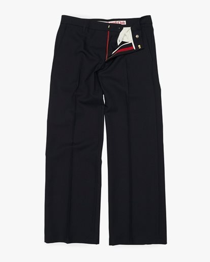 Stockholm Surfboard Club Sune Tailored Bootcut Trousers Black