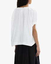 House of Dagmar Rouched Top White