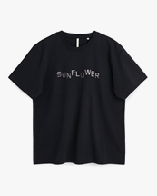 Sunflower Easy Overdyed T-Shirt Black