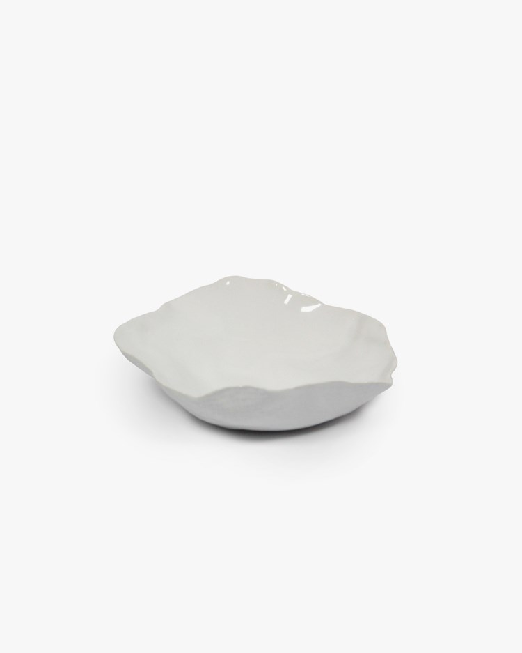 Shell Plate Mini White