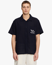 Palmes Martini Short-Sleeved Shirt Navy