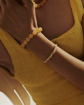 Anni Lu Daisy Flower Bracelet Gold