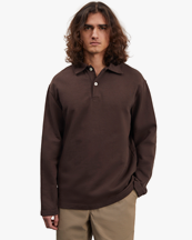 Another Aspect Polo Shirt 1.0 Antique Brown