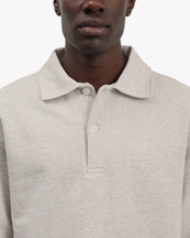 Another Aspect Polo Shirt 1.0 Light Grey Melange