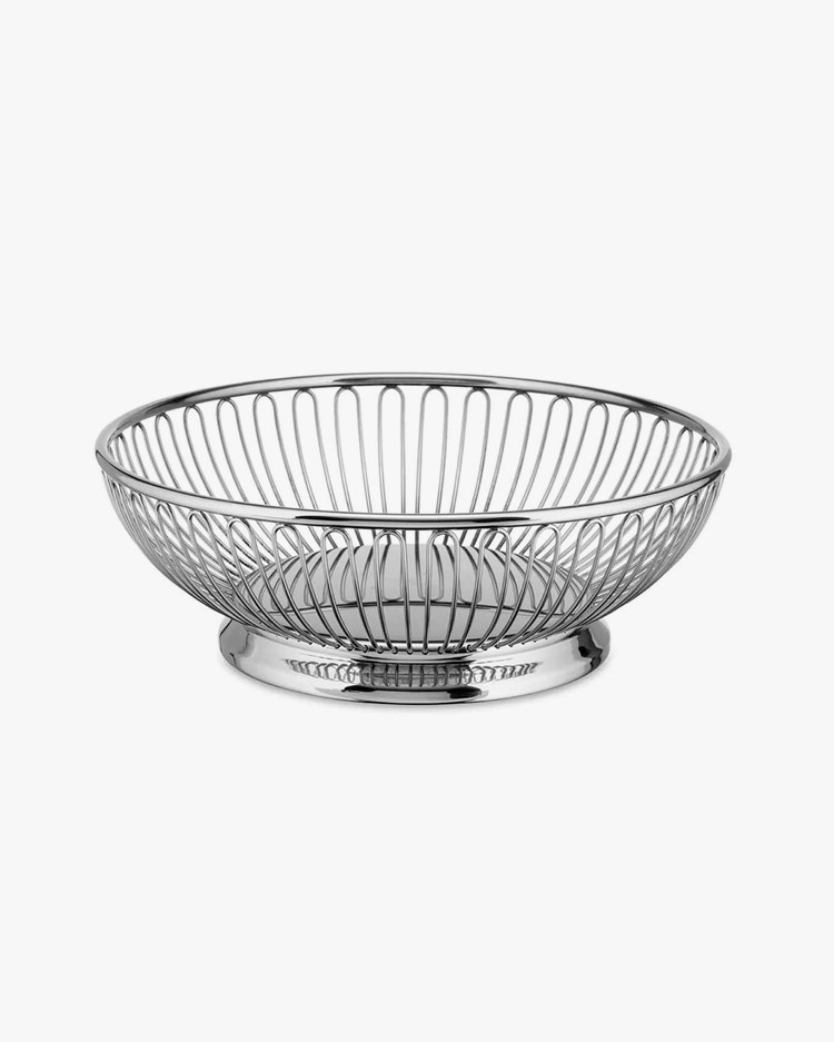 Alessi Round Wire Basket Medium Stainless Steel