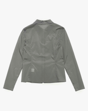 Amomento Reversible Stretch Zip Up Shirts Grey