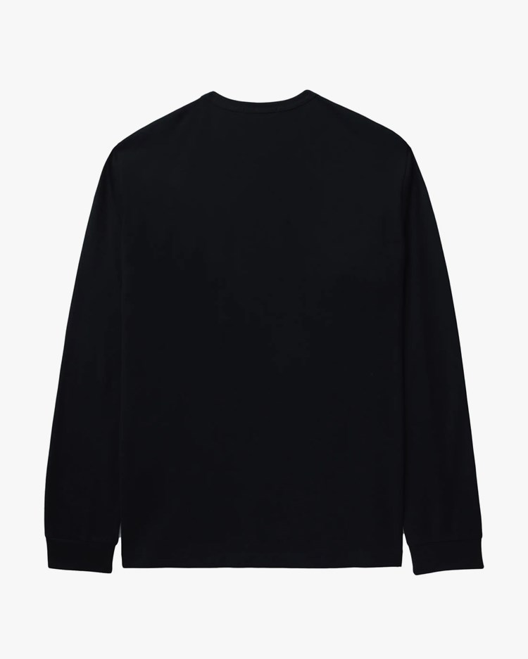 Comme des Garcons Homme Cdg Logo Long Sleeve T Shirt Black Vallgatan 12