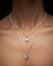 Maria Nilsdotter Lovers Necklace Silver
