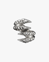 Maria Nilsdotter Claw Double Ring Silver