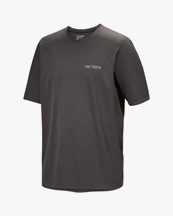 Arc'teryx Cormac Arc'bird Logo T-Shirt Black Heather