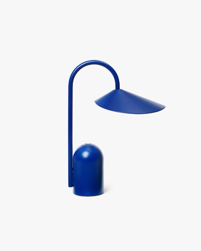 Ferm Living Arum Portable Table Lamp Bright Blue