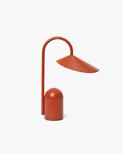 Ferm Living Arum Portable Table Lamp Oxide Red