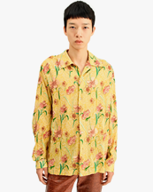 Séfr Ripley Shirt Hibiscus Yellow