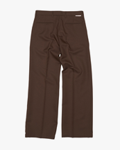 Stockholm Surfboard Club Sune Tailored Bootcut Trousers Brown