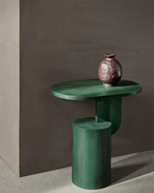 Ferm Living Insert Side Table Myrtle Green Stained