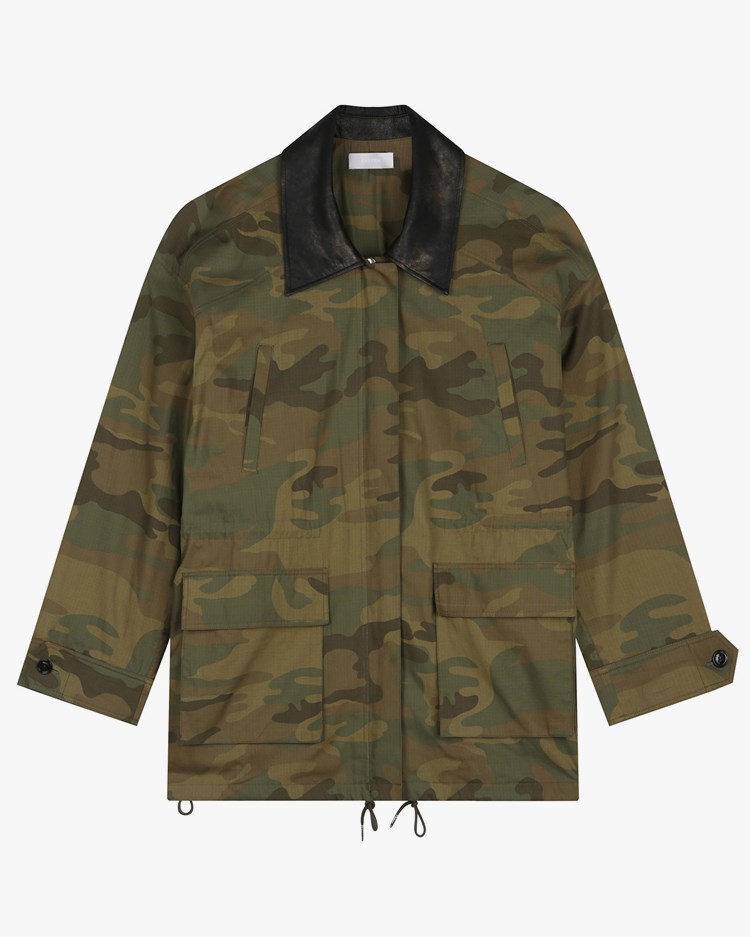 System Studios Camouflage Field Jacket Khaki