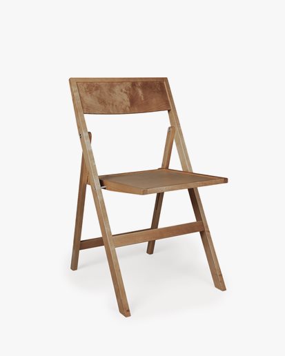 Frama Folding Flat Chair Natural Birch