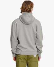 Palmes Mats Hooded Sweatshirt Grey Melange