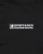 Sporty & Rich Good Health Nylon Shorts Black
