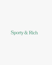 Sporty & Rich Serif Logo Ringer-Tee White