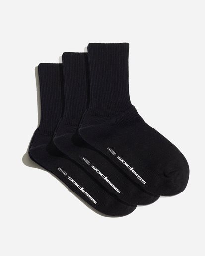 SOCKSSS Lagom Socks 3-Pack Black