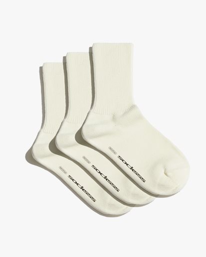 SOCKSSS Lagom Socks 3-Pack White
